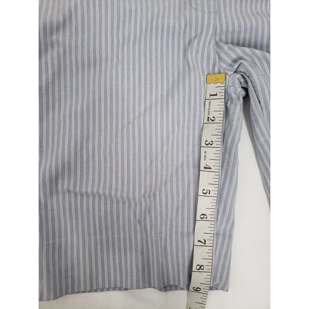 Hilary Radley Women's Mid-Rise Bermuda Shorts White & Navy Stripe Size M‎ - Picture 5 of 7